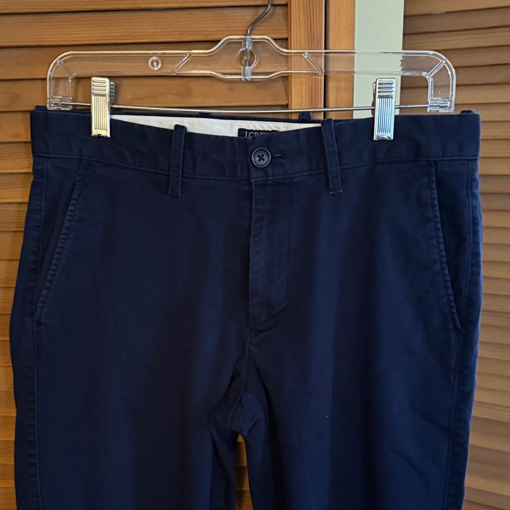 J Crew Men's Navy Chino Pants